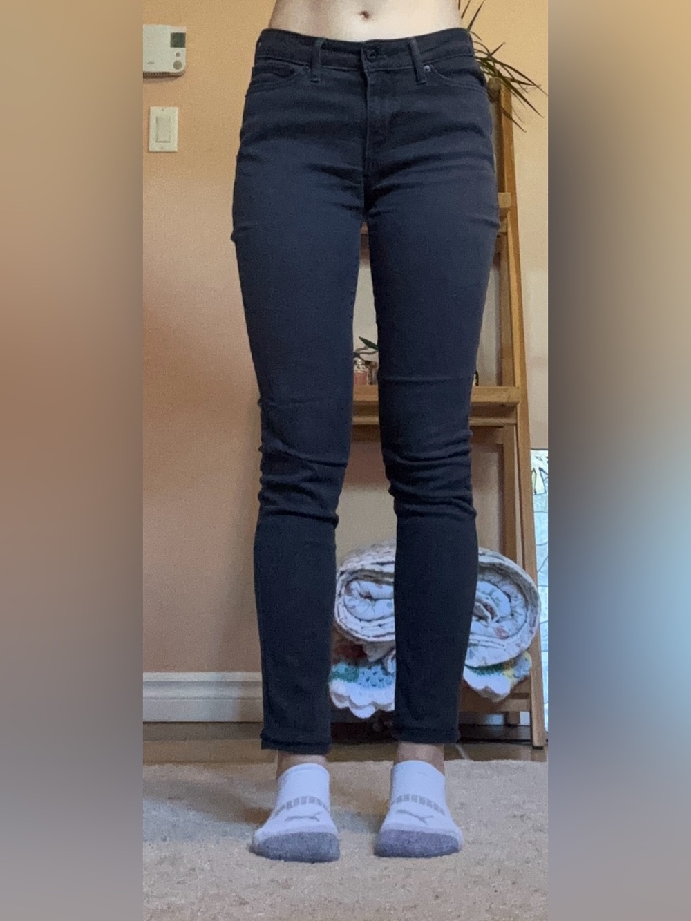 Levi's Black High-Rise Skinny Jeans